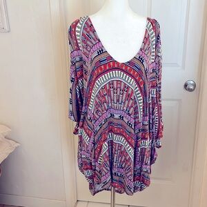 Mara Hoffman beach cover up. Excellent condition. 0/S. Stretchy Jersey fabric.